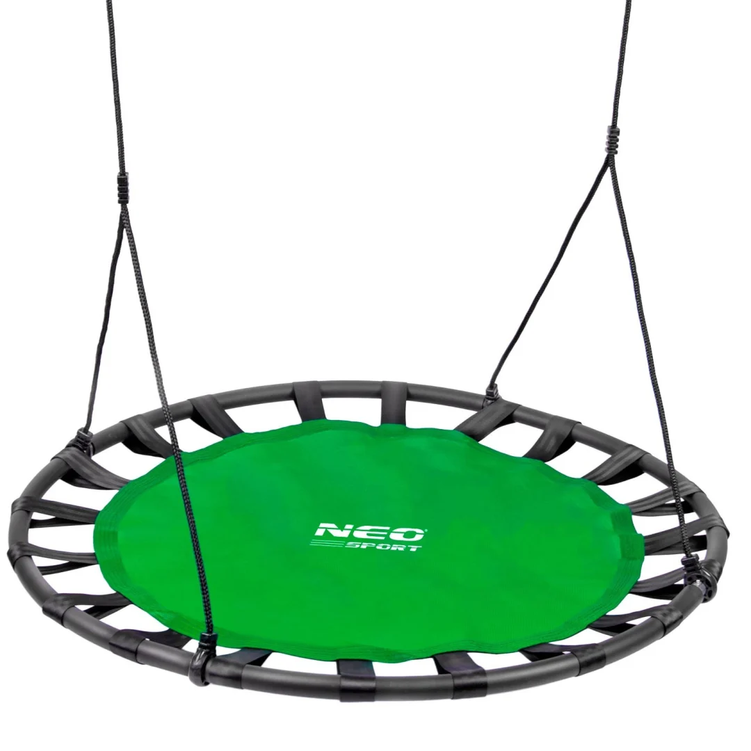 Dječja ljuljačka Swingo XXL ptičje gnijezdo, zelena, Ø 120 cm_9