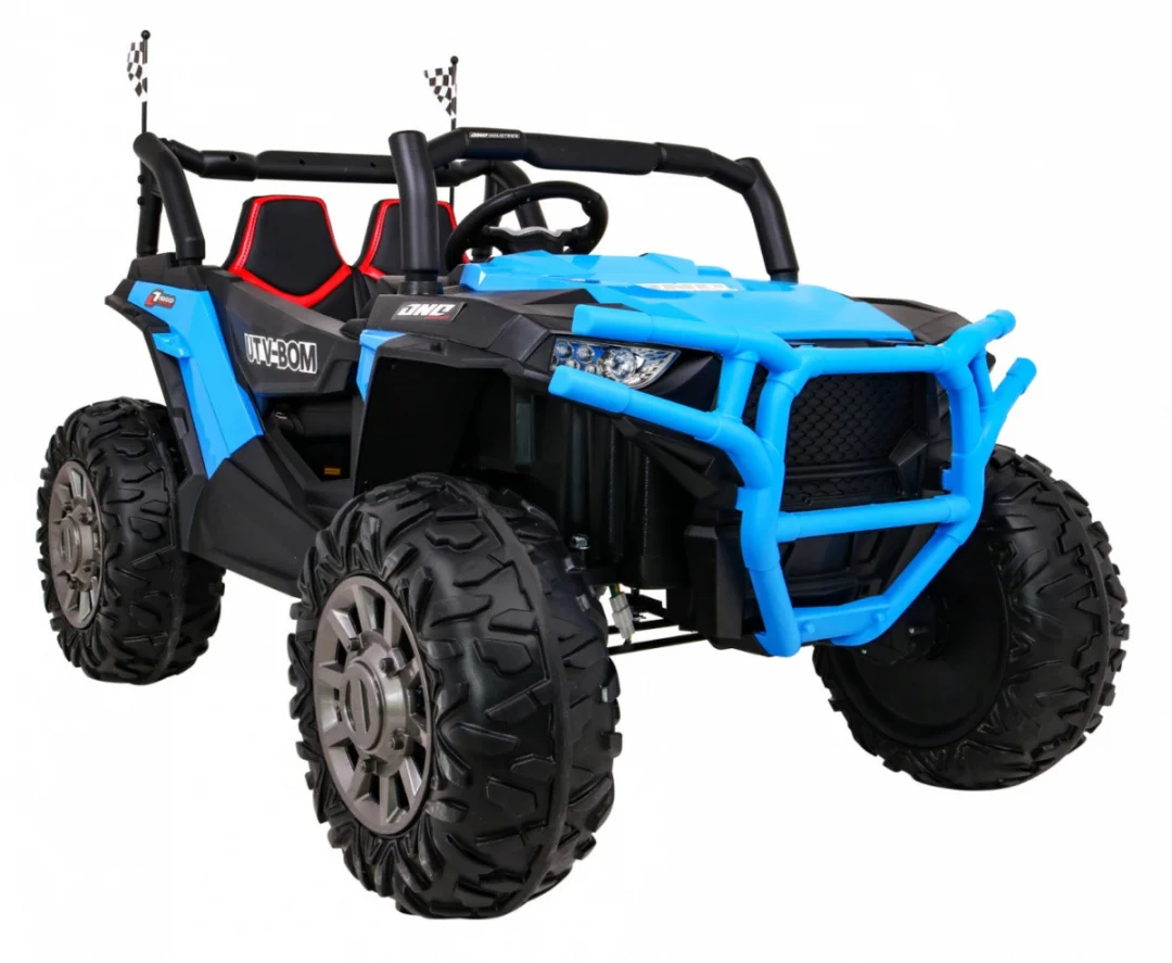 Dječji Buggy Racer plavi + 4x4 pogon + daljinski upravljač + spori start + nosač za prtljagu, plava_10