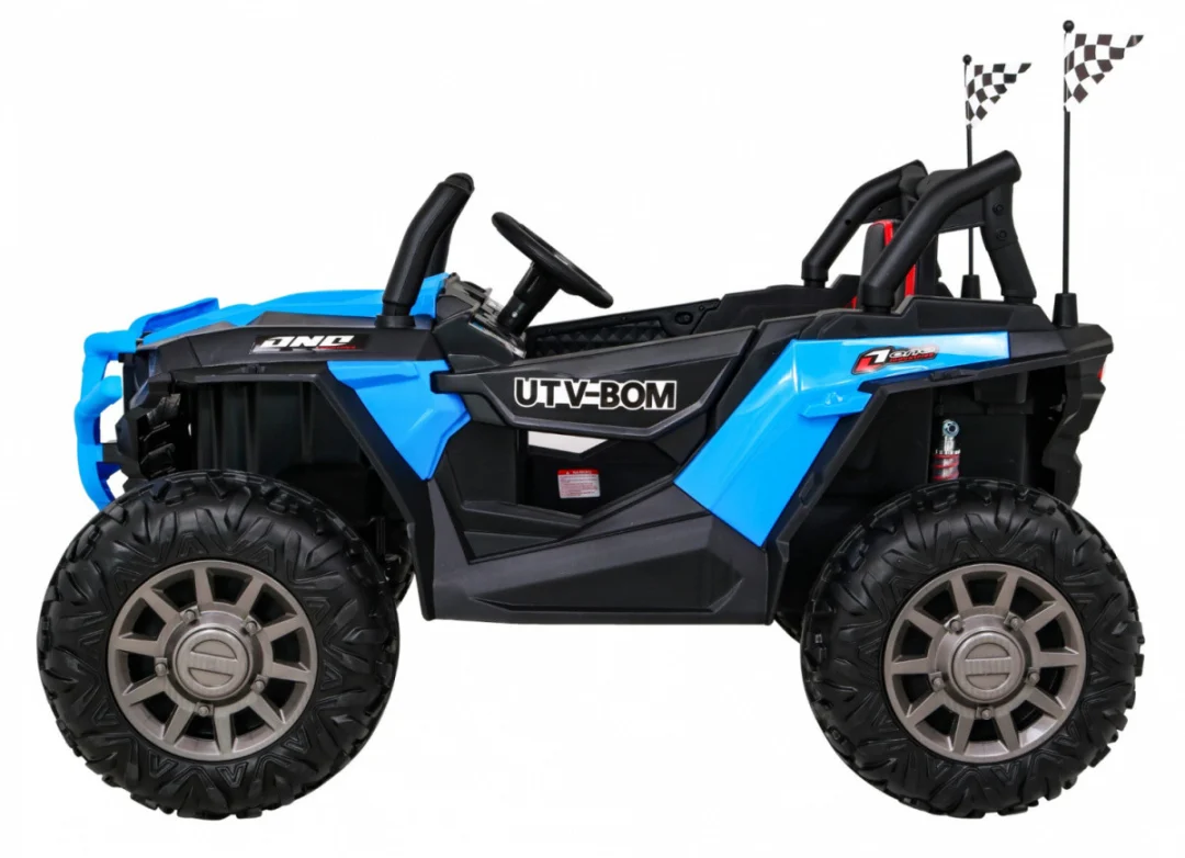 Dječji Buggy Racer plavi + 4x4 pogon + daljinski upravljač + spori start + nosač za prtljagu, plava_4