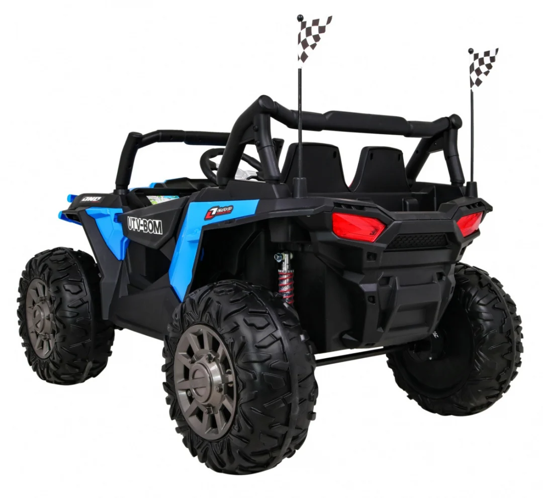 Dječji Buggy Racer plavi + 4x4 pogon + daljinski upravljač + spori start + nosač za prtljagu, plava_5
