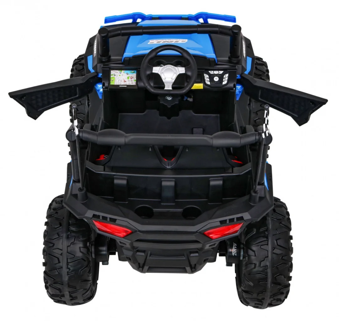 Dječji Buggy Racer plavi + 4x4 pogon + daljinski upravljač + spori start + nosač za prtljagu, plava_7