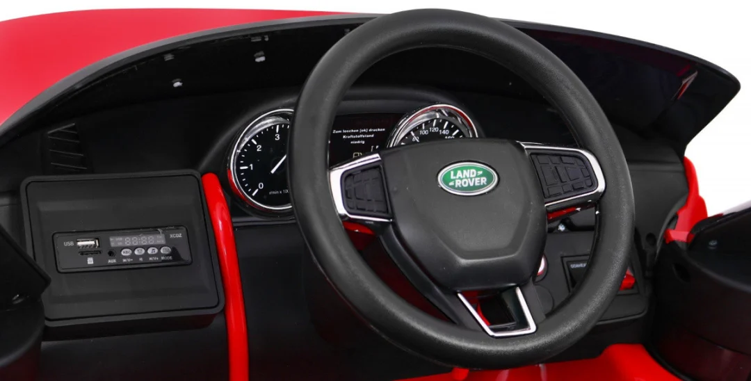 Dječji Land Rover Discovery crveni SUV + daljinski upravljač, crvena_7