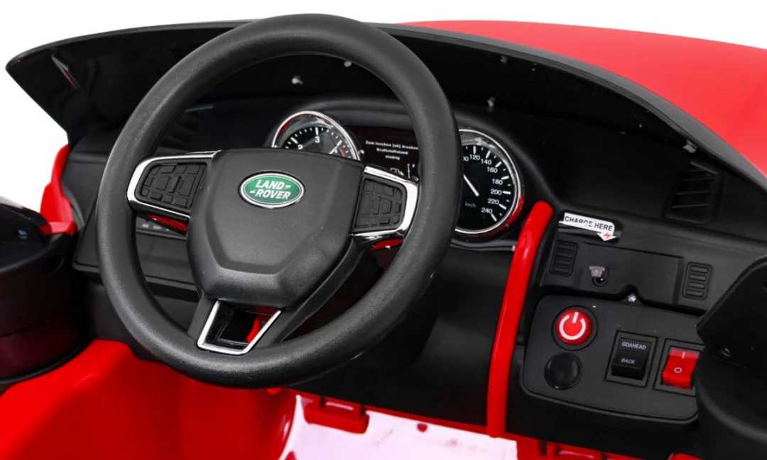 Dječji Land Rover Discovery crveni SUV + daljinski upravljač, crvena_8