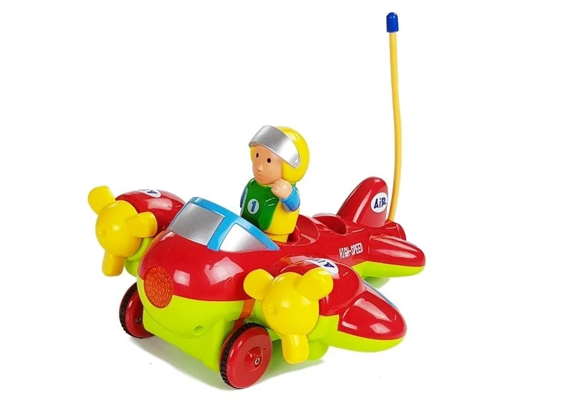 Dječji R/C avion s volanom na daljinsko upravljanje, crveni_2