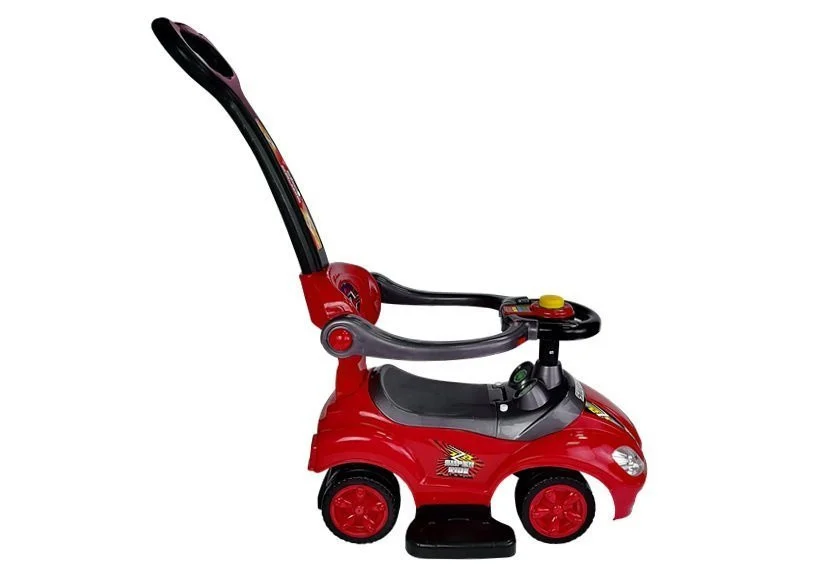 Dječji auto za guranje s ručkom za roditelje Mega autić 3 u 1 crveni_4