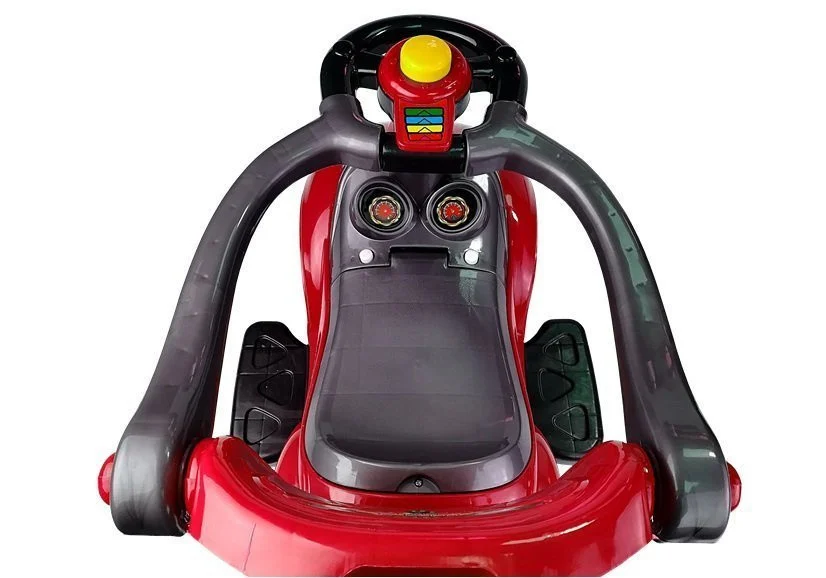 Dječji auto za guranje s ručkom za roditelje Mega autić 3 u 1 crveni_8
