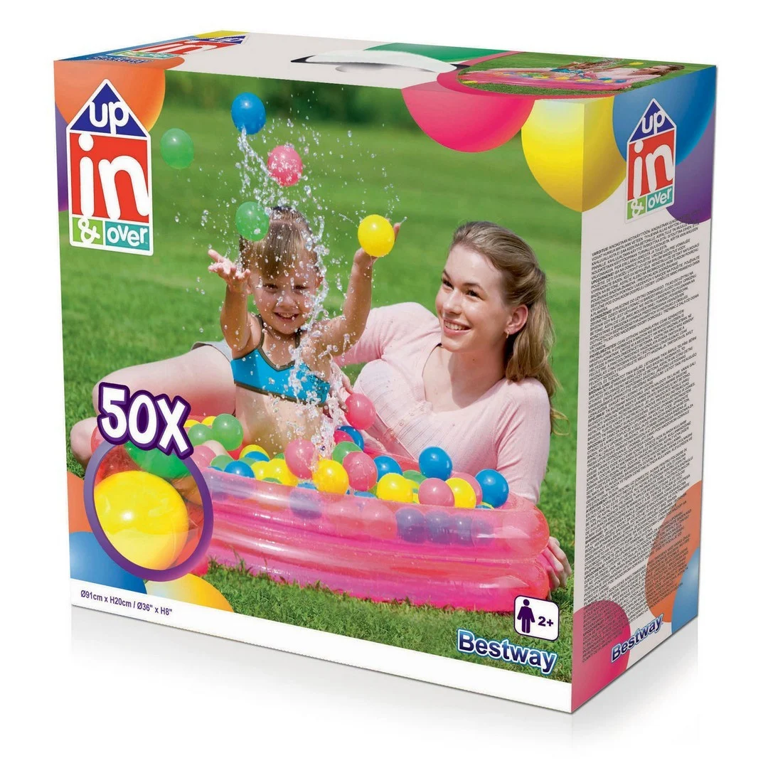 Dječji bazen + 50 loptica 91 x 20 cm Bestway 51085_9
