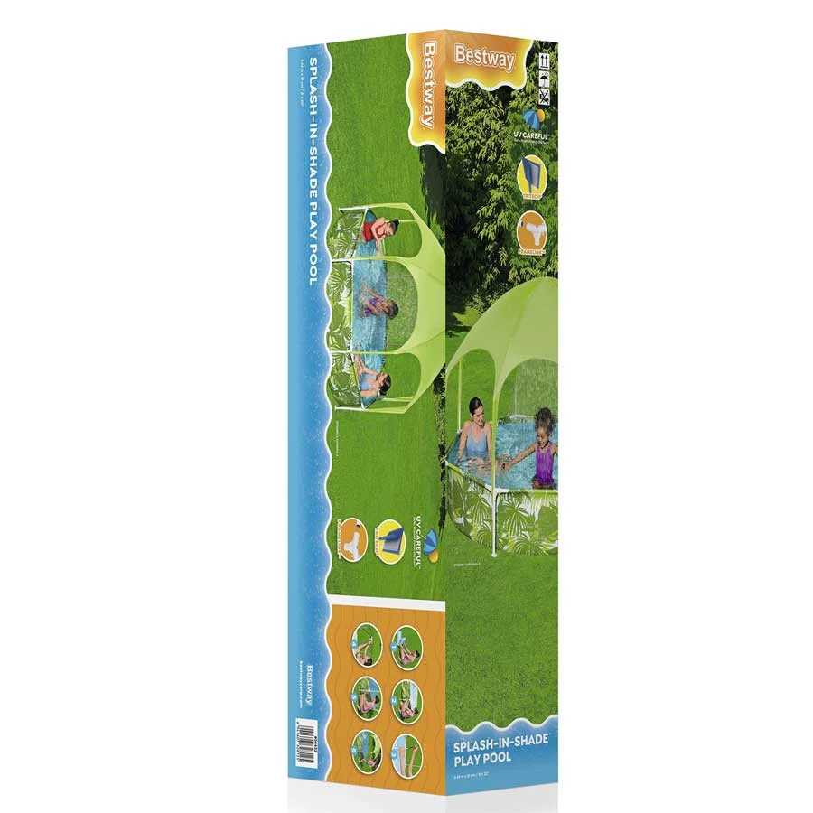 Dječji bazen s okvirom i krovom 244x51 cm Bestway 56432_8