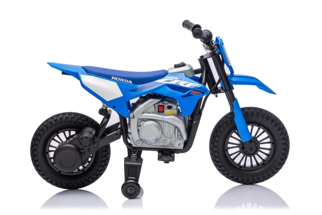 Dječji električni motocikl Honda CFR450R plavi motor na akumulator_17
