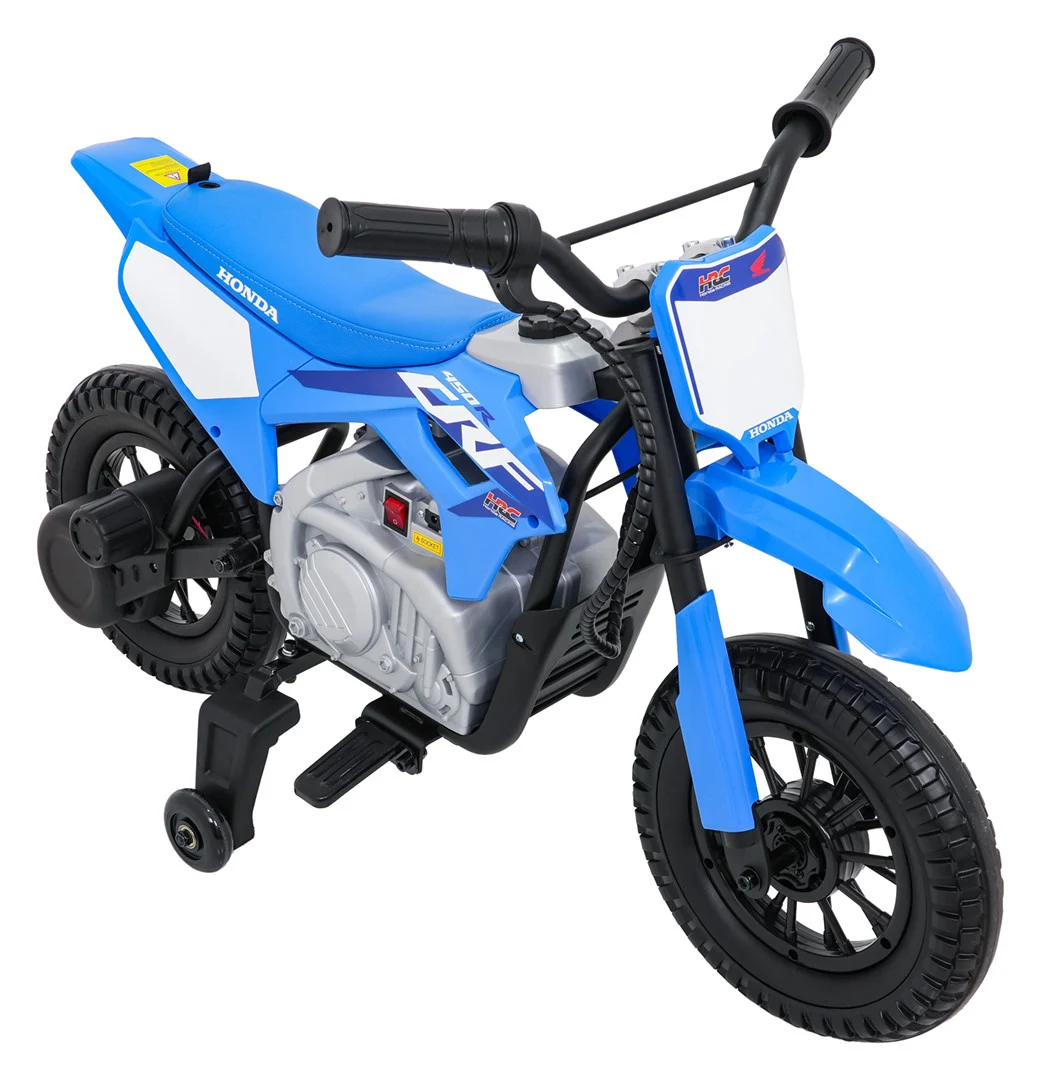 Dječji električni motocikl Honda CFR450R plavi motor na akumulator_18