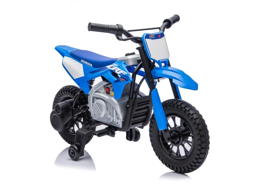 Dječji električni motocikl Honda CFR450R plavi motor na akumulator_19
