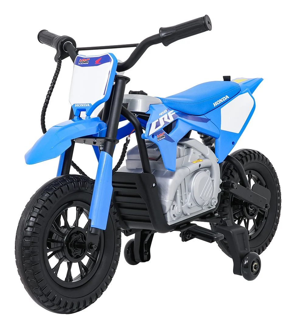 Dječji električni motocikl Honda CFR450R plavi motor na akumulator_2