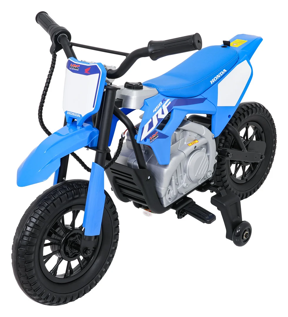 Dječji električni motocikl Honda CFR450R plavi motor na akumulator_20