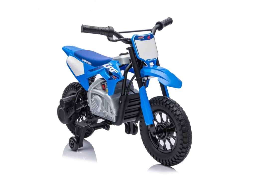 Dječji električni motocikl Honda CFR450R plavi motor na akumulator_21