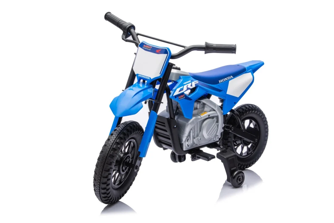 Dječji električni motocikl Honda CFR450R plavi motor na akumulator_31