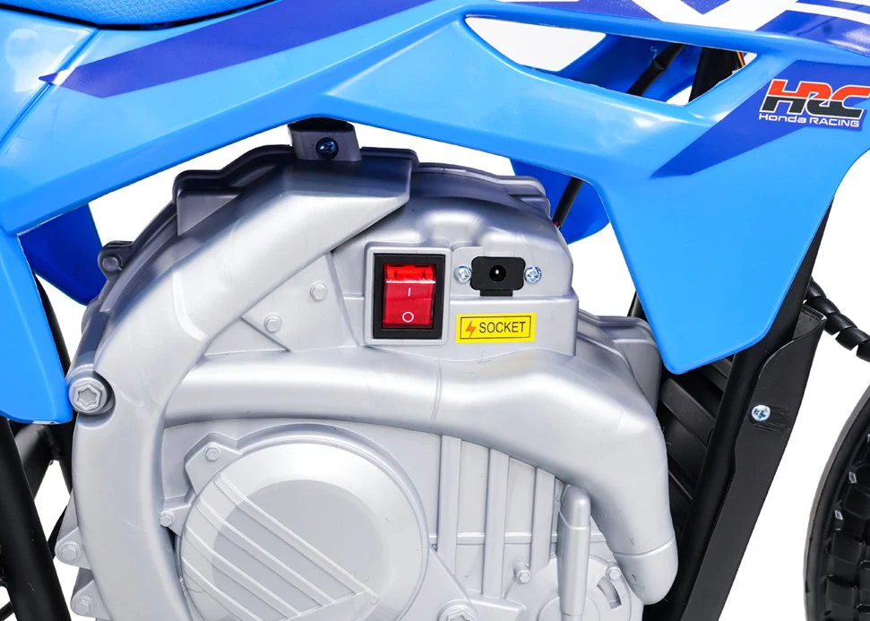Dječji električni motocikl Honda CFR450R plavi motor na akumulator_32