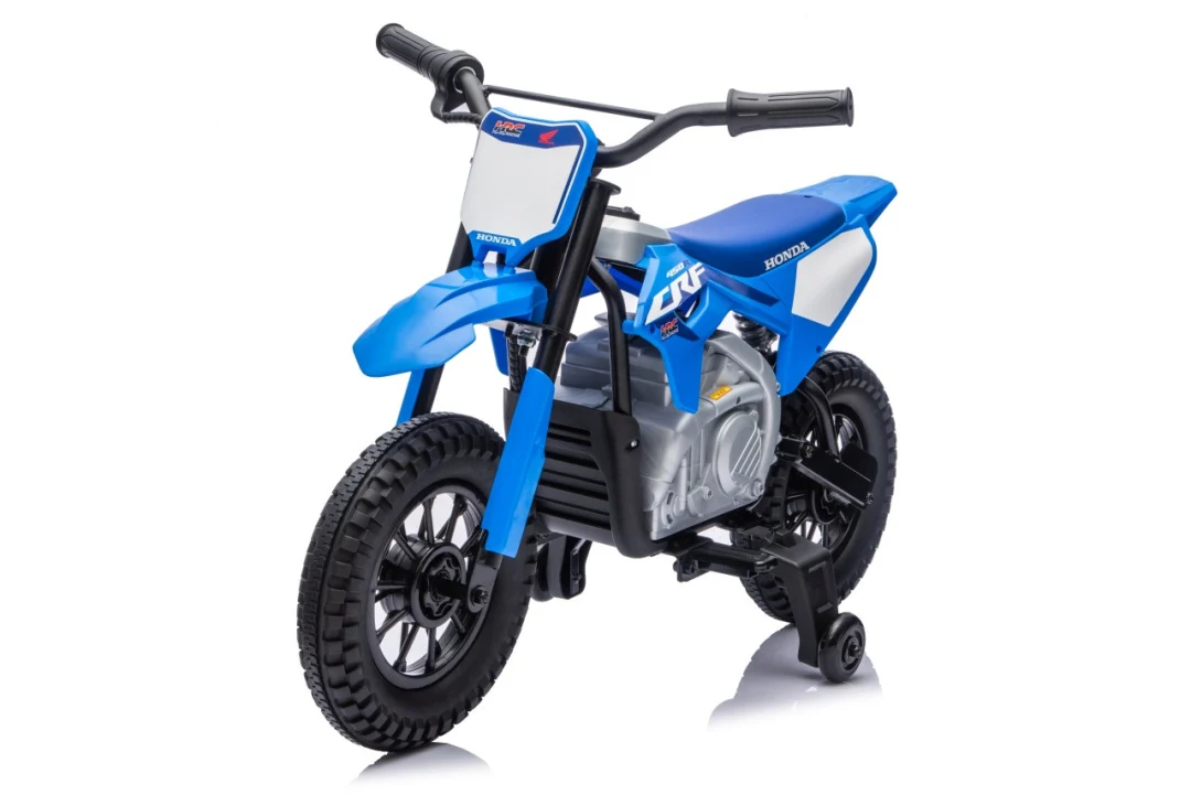 Dječji električni motocikl Honda CFR450R plavi motor na akumulator_51