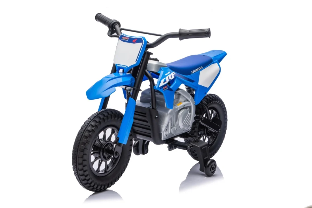 Dječji električni motocikl Honda CFR450R plavi motor na akumulator_52