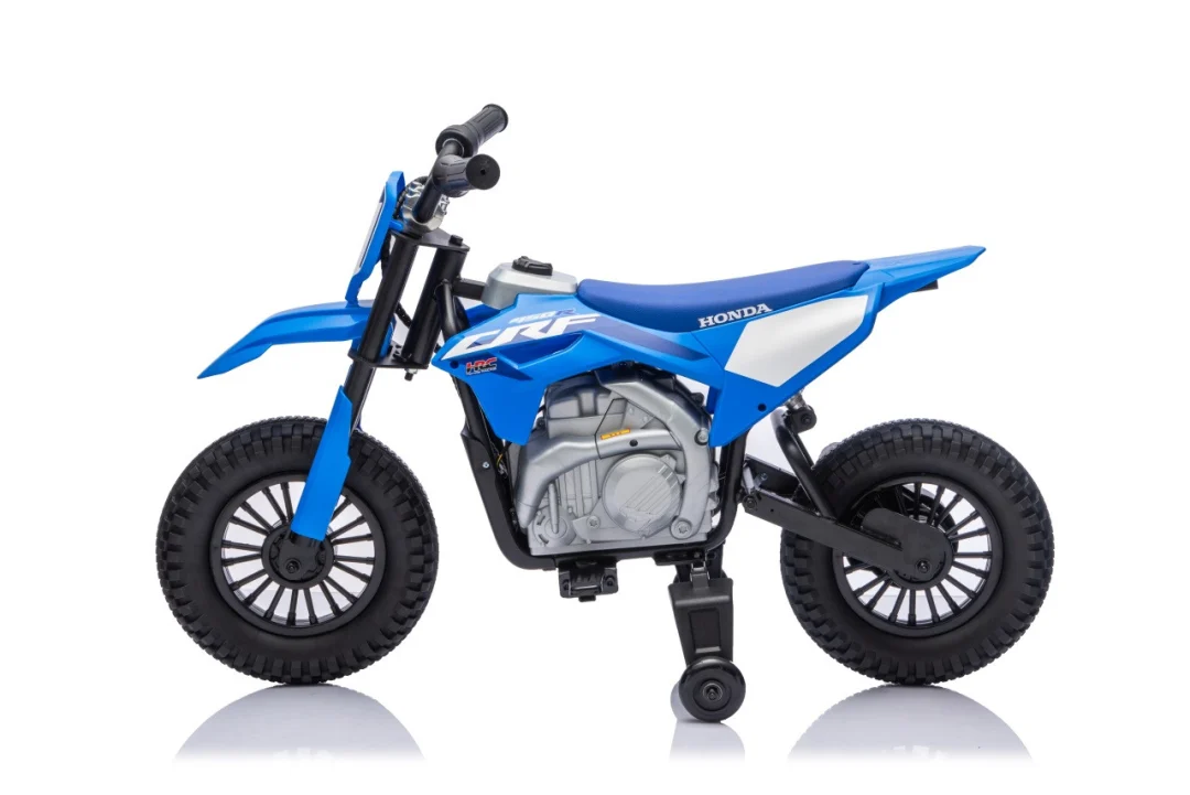 Dječji električni motocikl Honda CFR450R plavi motor na akumulator_7