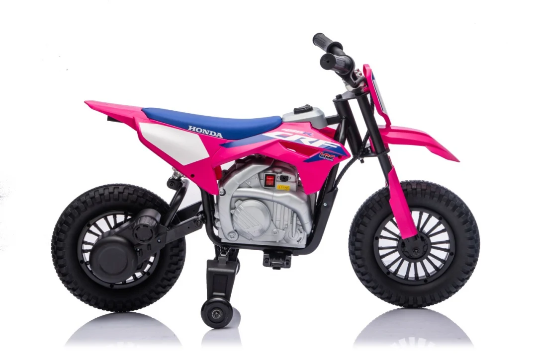 Dječji električni motocikl Honda CFR450R ružičasti motor na akumulator_19