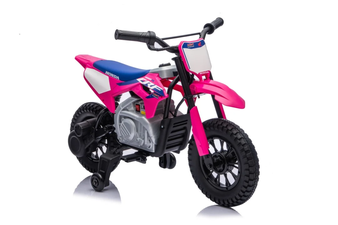 Dječji električni motocikl Honda CFR450R ružičasti motor na akumulator_22