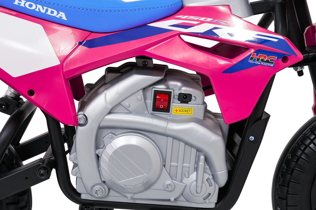Dječji električni motocikl Honda CFR450R ružičasti motor na akumulator_24