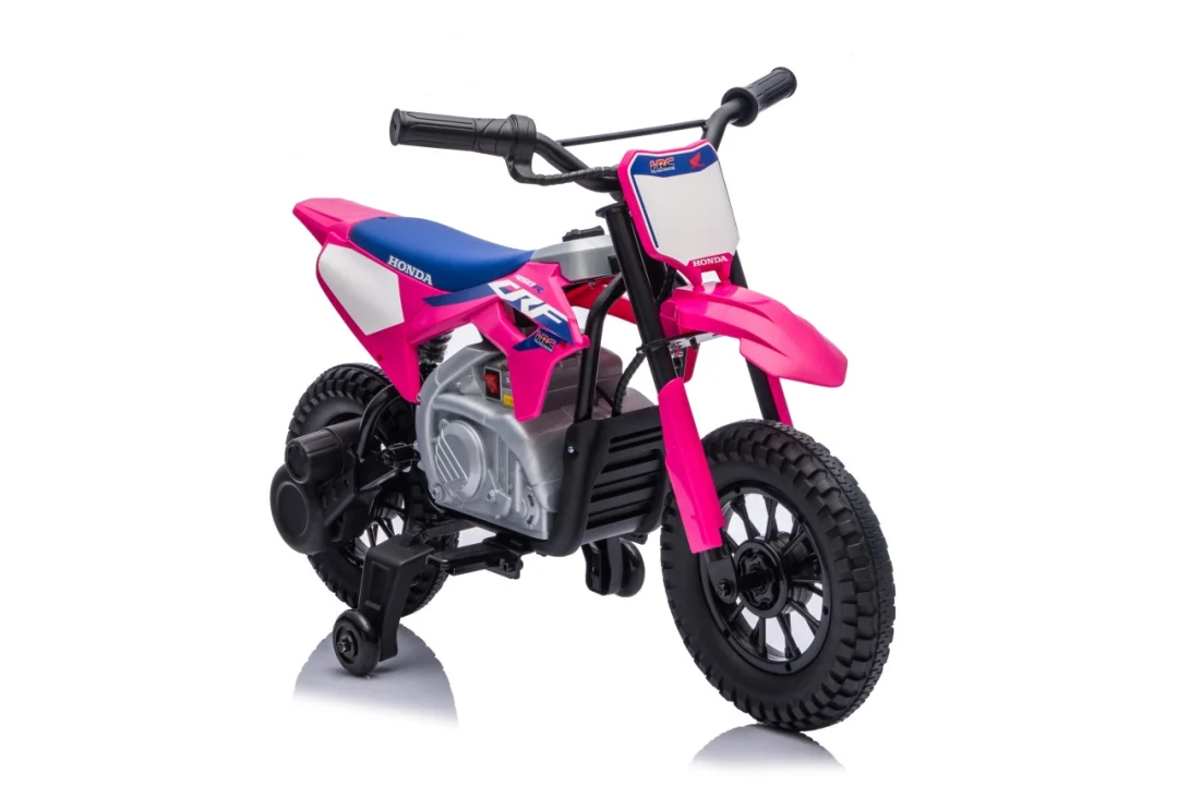 Dječji električni motocikl Honda CFR450R ružičasti motor na akumulator_25