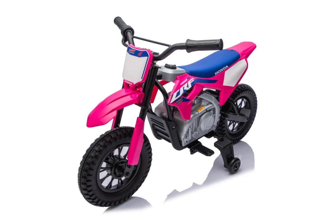 Dječji električni motocikl Honda CFR450R ružičasti motor na akumulator_33