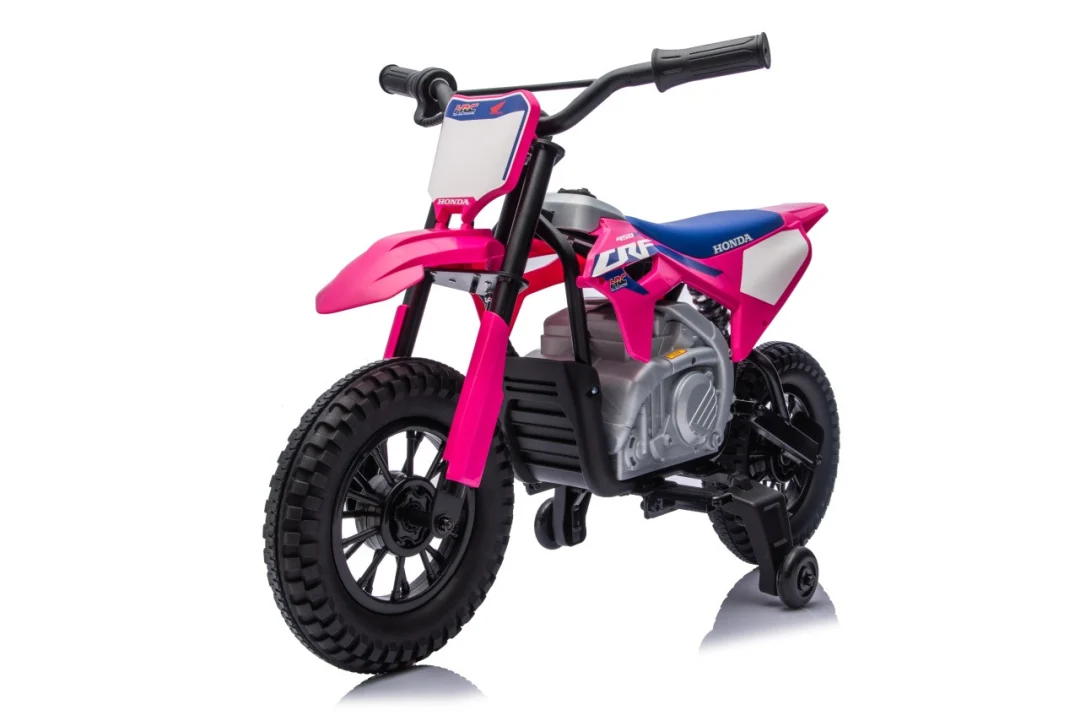 Dječji električni motocikl Honda CFR450R ružičasti motor na akumulator_34