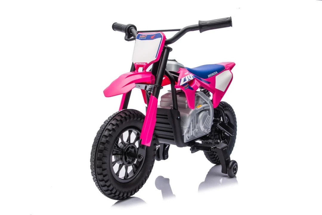 Dječji električni motocikl Honda CFR450R ružičasti motor na akumulator_35