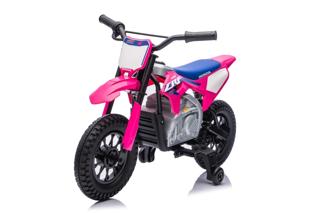 Dječji električni motocikl Honda CFR450R ružičasti motor na akumulator_50