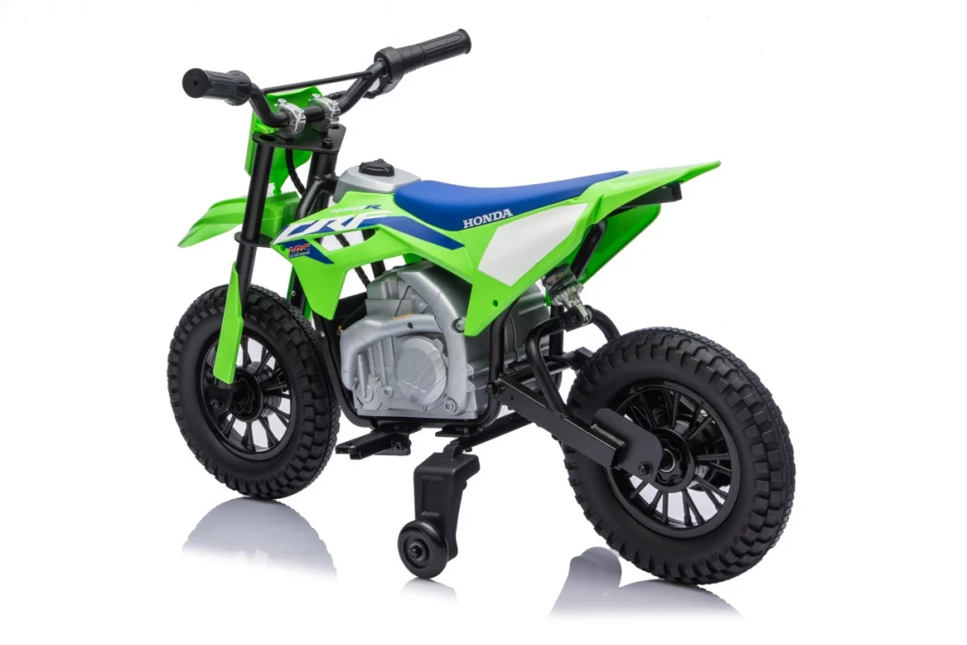Dječji električni motocikl Honda CFR450R zeleni motor na akumulator_11