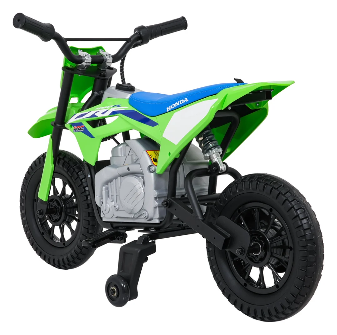 Dječji električni motocikl Honda CFR450R zeleni motor na akumulator_12