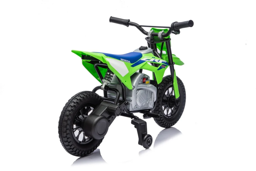 Dječji električni motocikl Honda CFR450R zeleni motor na akumulator_17
