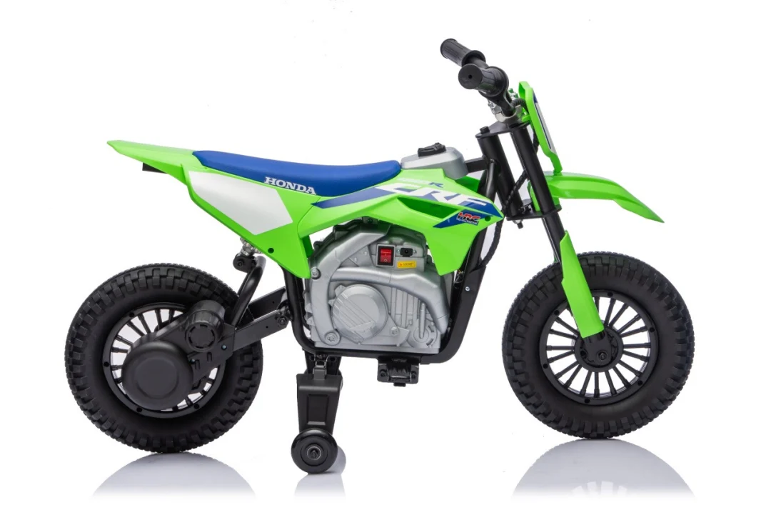 Dječji električni motocikl Honda CFR450R zeleni motor na akumulator_19