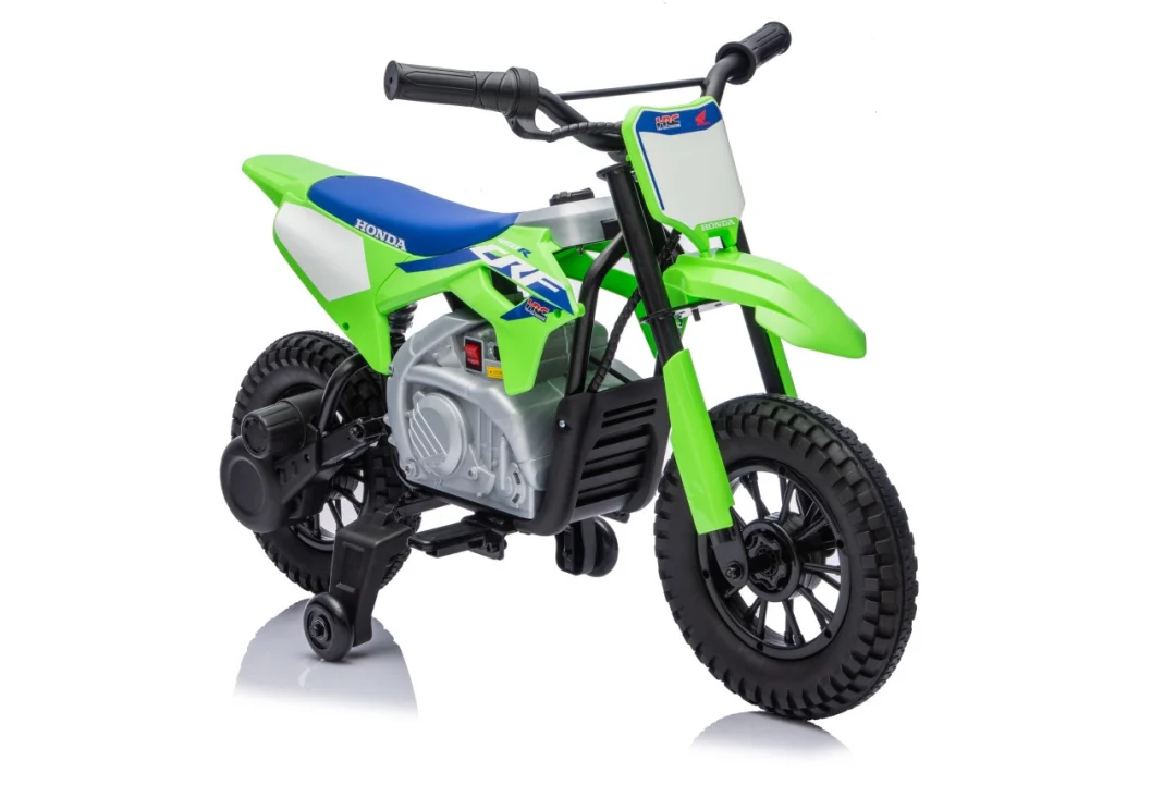 Dječji električni motocikl Honda CFR450R zeleni motor na akumulator_21