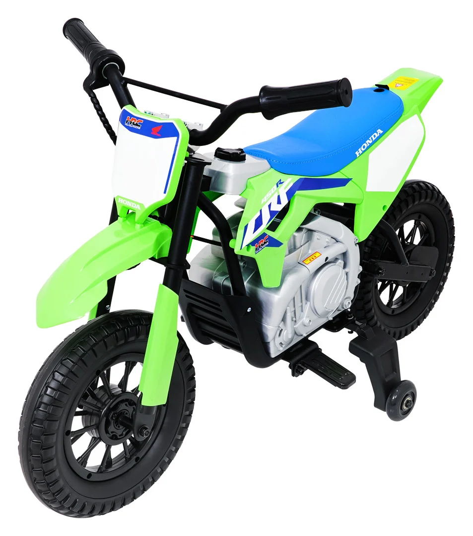 Dječji električni motocikl Honda CFR450R zeleni motor na akumulator_22