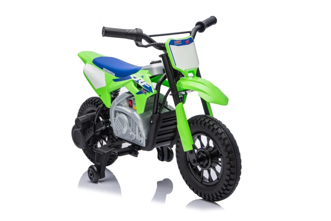Dječji električni motocikl Honda CFR450R zeleni motor na akumulator_23