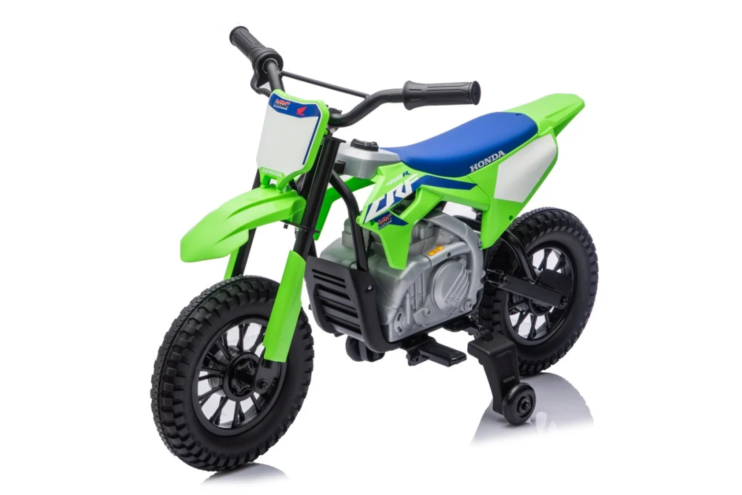 Dječji električni motocikl Honda CFR450R zeleni motor na akumulator_27