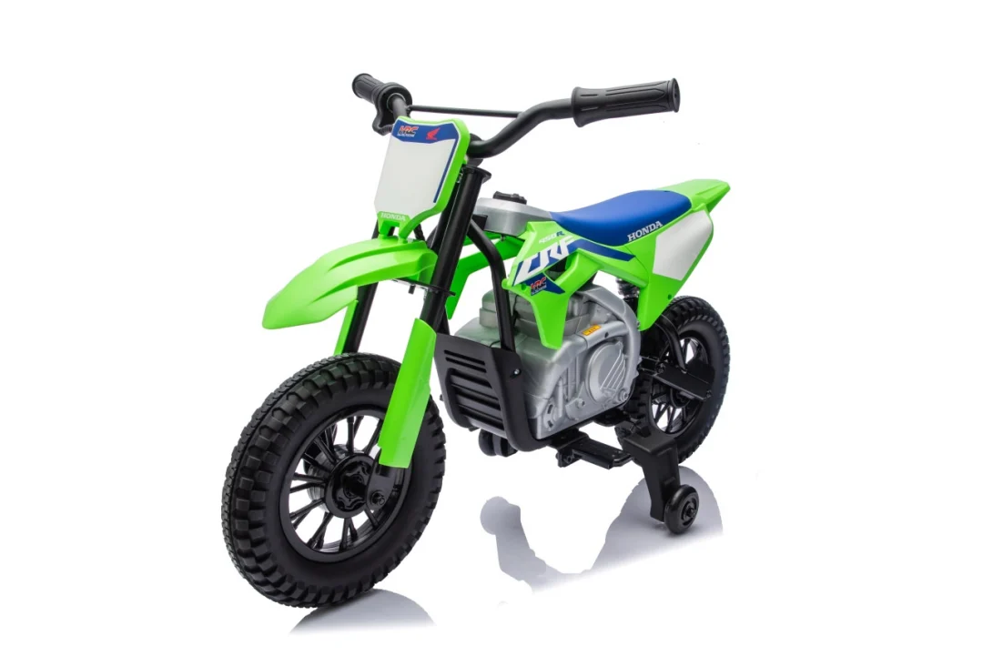 Dječji električni motocikl Honda CFR450R zeleni motor na akumulator_29