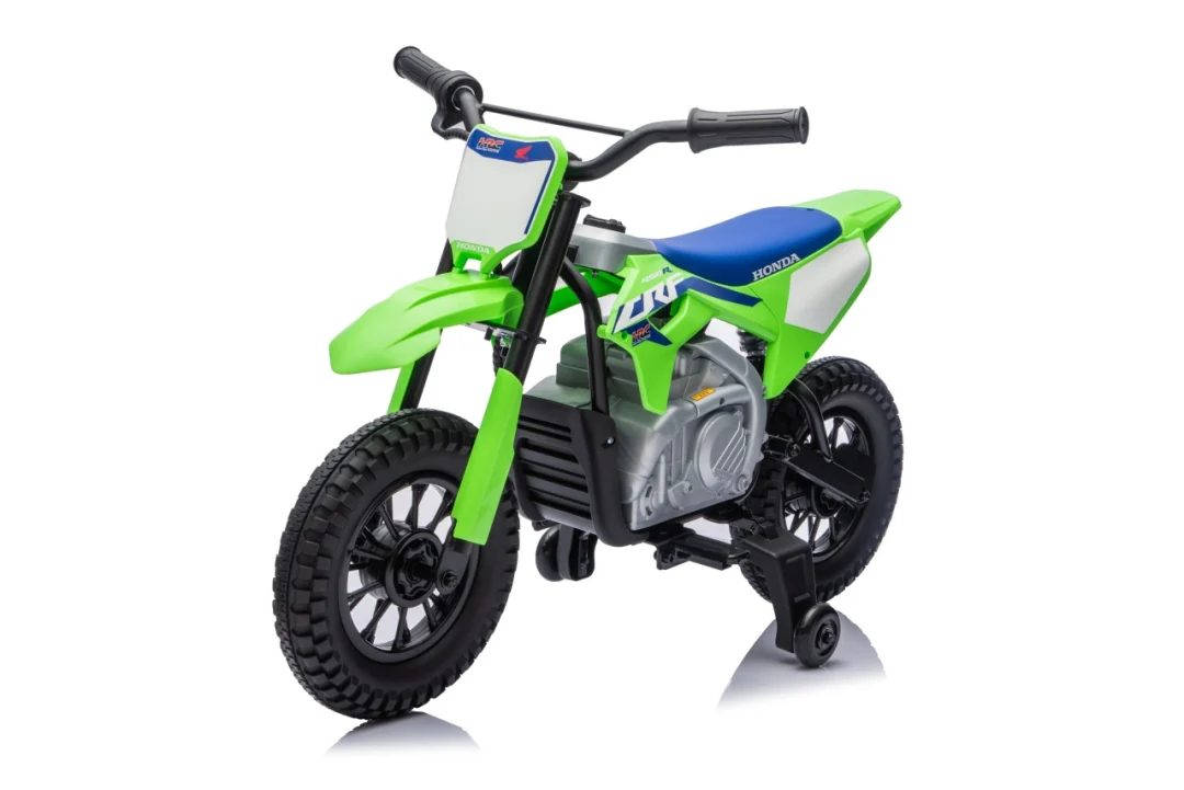 Dječji električni motocikl Honda CFR450R zeleni motor na akumulator_3