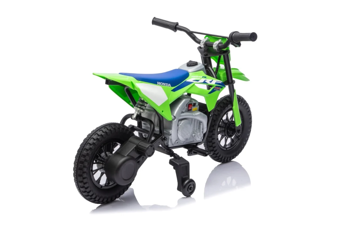 Dječji električni motocikl Honda CFR450R zeleni motor na akumulator_44