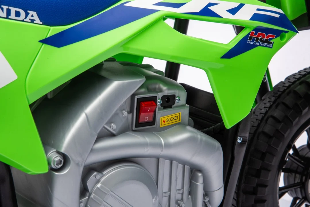 Dječji električni motocikl Honda CFR450R zeleni motor na akumulator_47