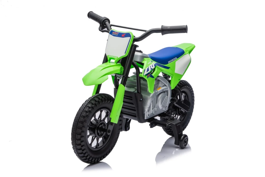 Dječji električni motocikl Honda CFR450R zeleni motor na akumulator_52