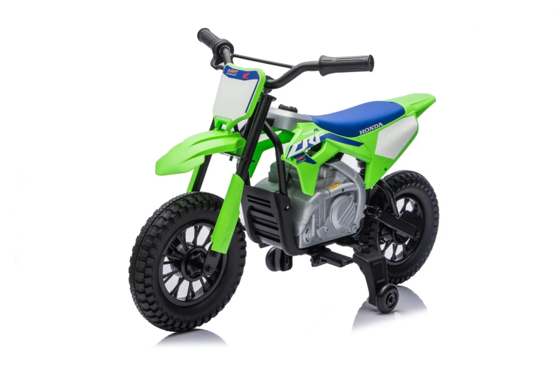 Dječji električni motocikl Honda CFR450R zeleni motor na akumulator_7