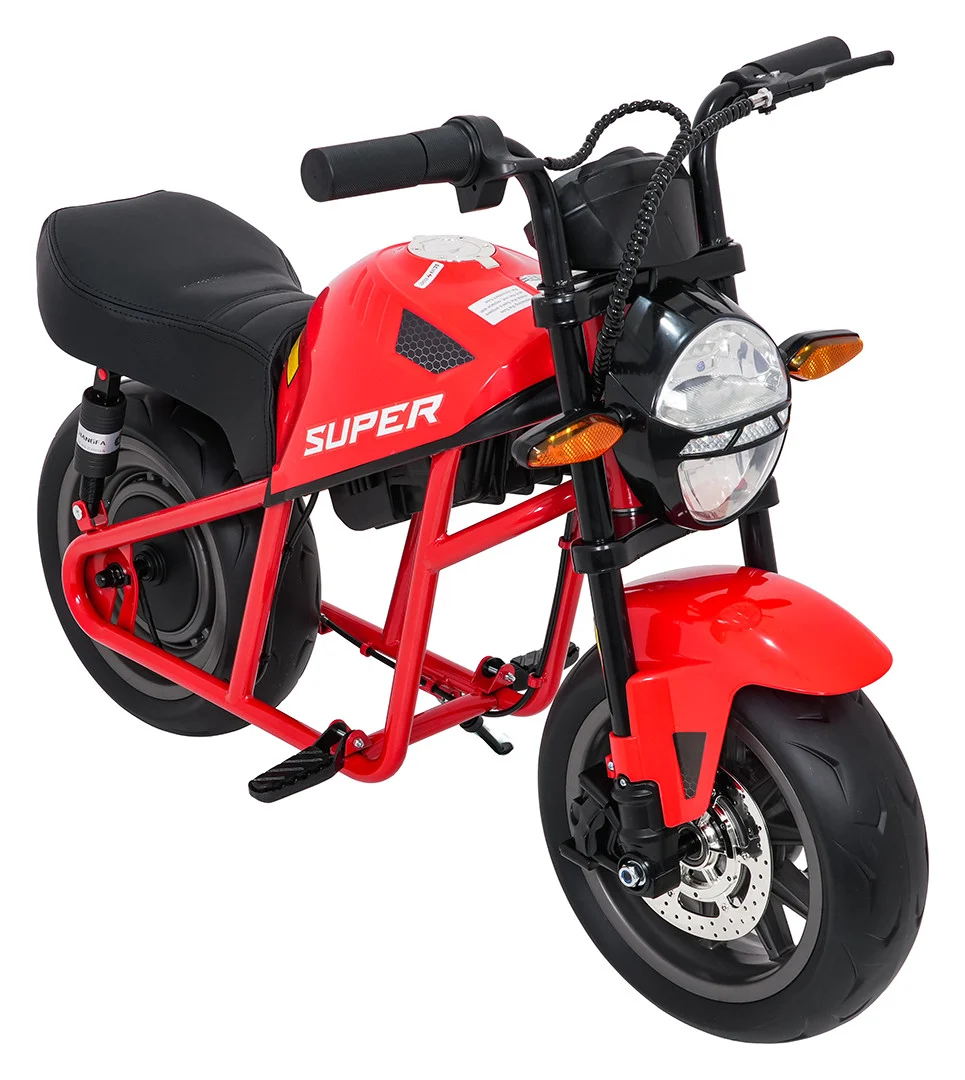 Dječji električni motocikl SUPERMOTO crveni motor na akumulator_11