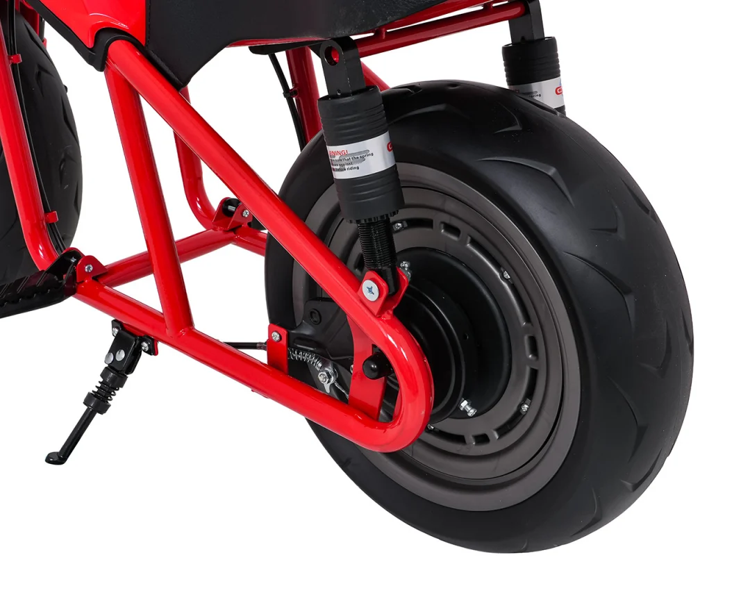 Dječji električni motocikl SUPERMOTO crveni motor na akumulator_21