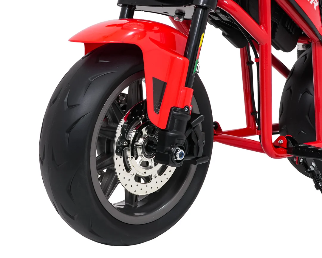 Dječji električni motocikl SUPERMOTO crveni motor na akumulator_24