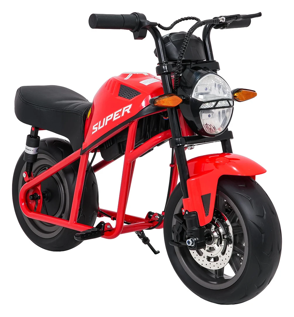 Dječji električni motocikl SUPERMOTO crveni motor na akumulator_4