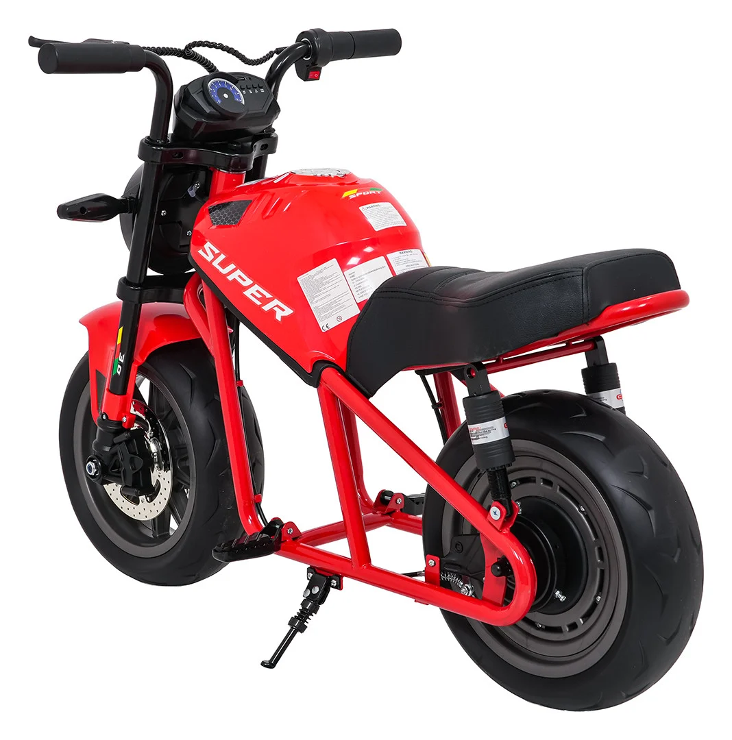 Dječji električni motocikl SUPERMOTO crveni motor na akumulator_7